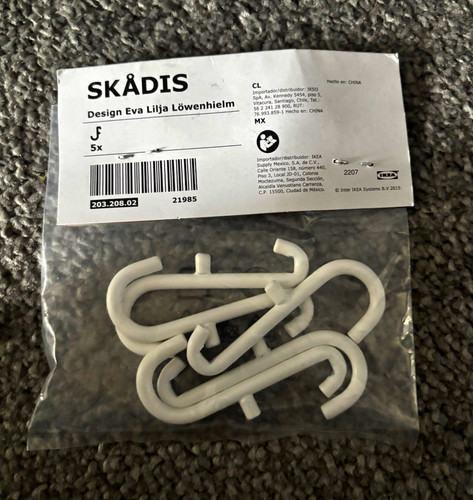 Ikea skådis hooks white - skÅdis, s