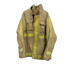 FIREFIGHTERS JACKET FLAME PRO GORETEX SAFETY PROTECTION SMALL REGULAR GOLD