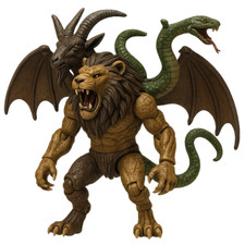 XXL 30X30 car sticker chimera