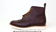 Mark McNairy Derby Boot 10 11 Rare Vibram Premium Grain Leather Red Wing Grenson