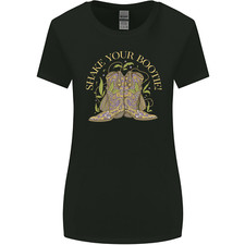 Shake Your Bootie Mardi Gras Womens Wider Cut T-Shirt