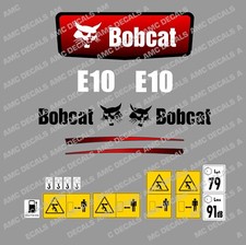 BOBCAT E10 MINI DIGGER DECAL