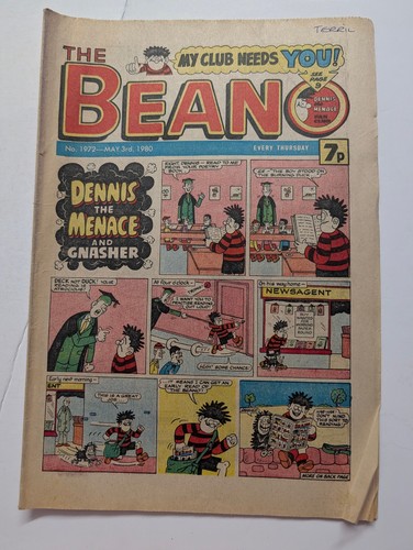 Beano comic 1972 may 3rd - comic, no