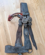 Vintage Black Leather Heavy