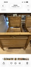 Dutch Pine Single Sleigh Bed