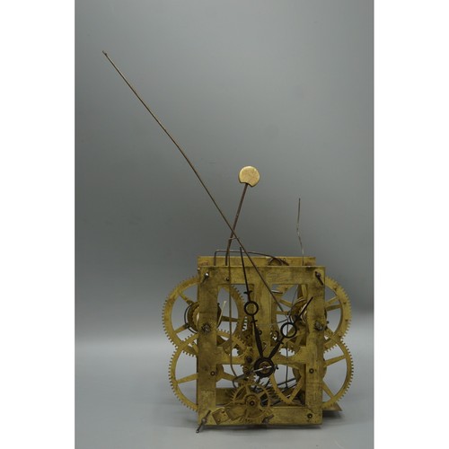 Antique brass clock movement - antique,