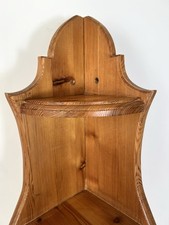 Vintage Wooden Corner Shelf -