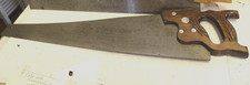 Superb Henry Disston 7 point  D8 Saw  USA  27.25" total length