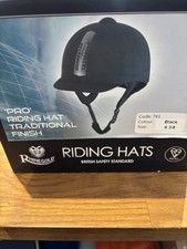 Rhinegold Pro Riding Hat Black