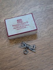 Vintage sterling silver bow