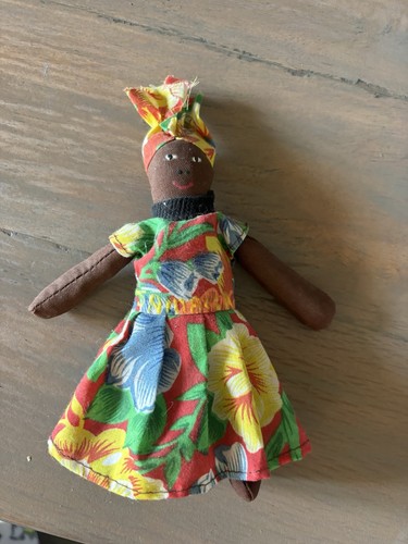 Jamaica handcrafted doll - jamaica, 7”