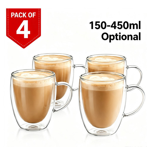Double wall coffee mug - 4x,