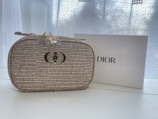 Dior Gold Christmas makeup bag