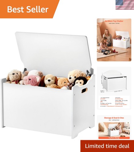 Wooden toy box storage - wooden,