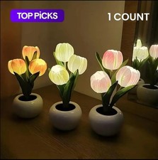 LED Tulip Lamp Night