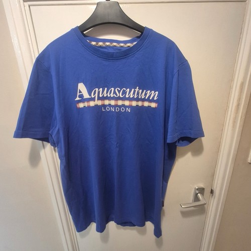 Aquascutum blue london logo - aquascutum,
