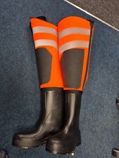 2922 Orange 5mm Neoprene Thigh Waders, Size 9