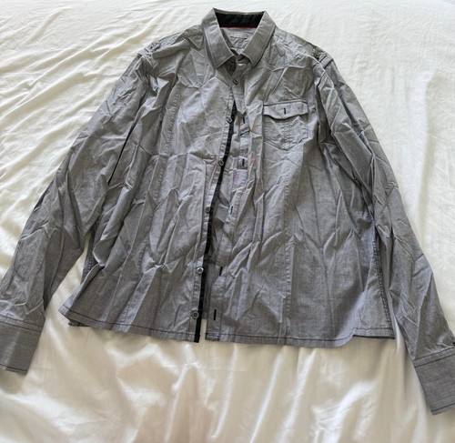 Men long sleeve shirt grey - men’s,