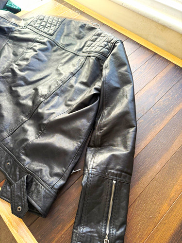 Allsaints men black leather - men's,