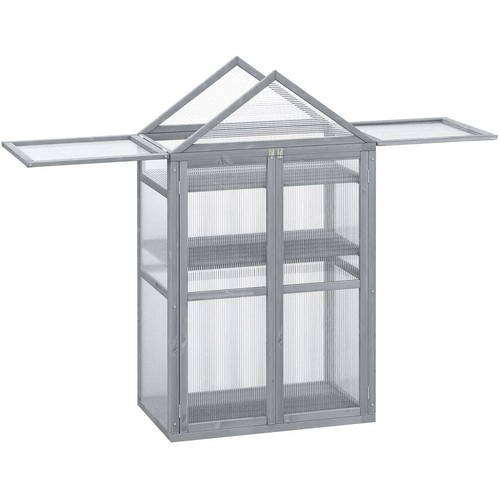 Small wooden greenhouse - small, grow