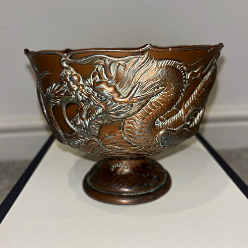 Japanese meji copper bronze - japanese, on