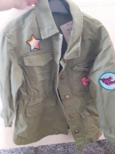 Girls khaki military style - khaki,