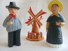 Wooden Dutch Windmill and
