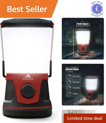 Maroon led camping lantern - led,
