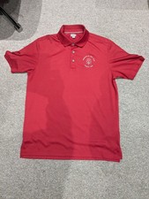 Ashworth Men's Red Golf Polo
