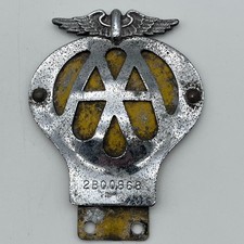 Vintage AA Car Badge –