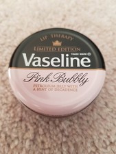 FINAL NEW VASELINE LIMITED EDITION - PINK BUBBLY JELLY LIP THERAPY 20G TIN RARE