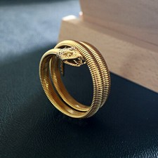 Women's Mens Chunky Snake Wrap