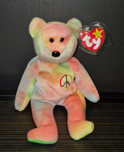 Peace bear rainbow - rainbow, tie-dye