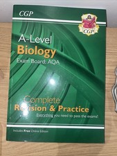 CGP AQA A-Level Biology Textbook for Complete Revision