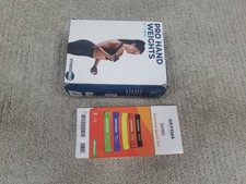 Fitness Mad Pro Hand Weights 2 X 1.5kg & Grifema Excercise Babd Set - Tatty Box