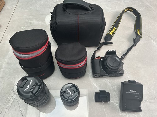 Nikon d3500 dslr with 55mm - with, 18-55mm