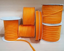 Orange Luxury Velvet Ribbon