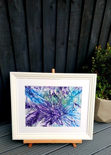 Encaustic wax art - wax, painting