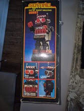 Sentinel Giant Walking Robot is a vintage battery-operated toy, measuring 13"