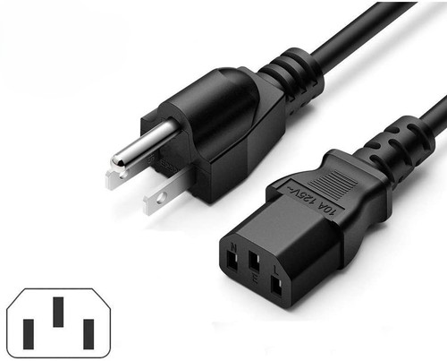 Mains power cable lead with - power,