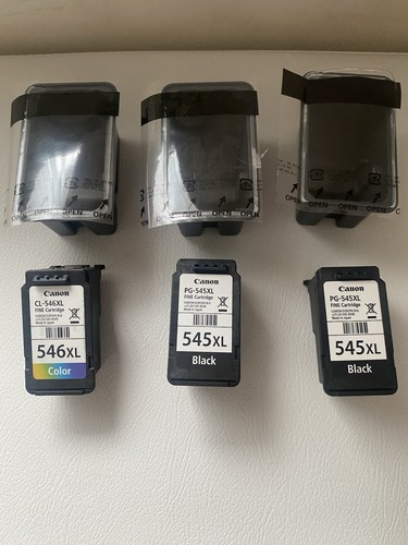 Empty cannon ink cartridges - empty,