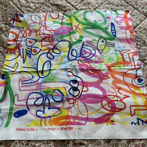 Small fabric remnant rainbow - small,