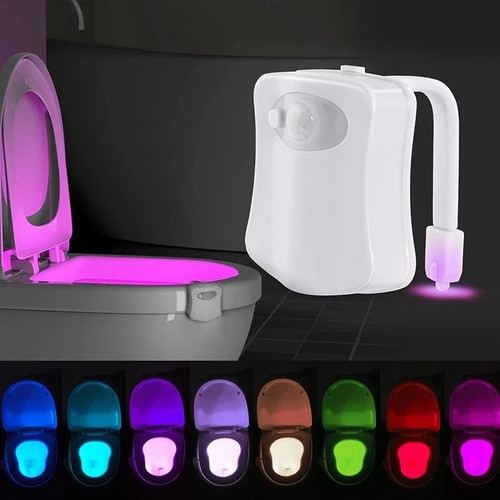 Toilet bowl colors led - toilet, night