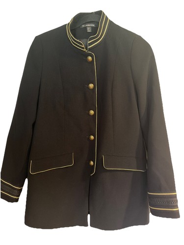 Zara navy blue military style - zara,