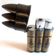 🔥 Vintage Hunter-Bullet Lighter – Classic Design – Collectible Piece 🔥