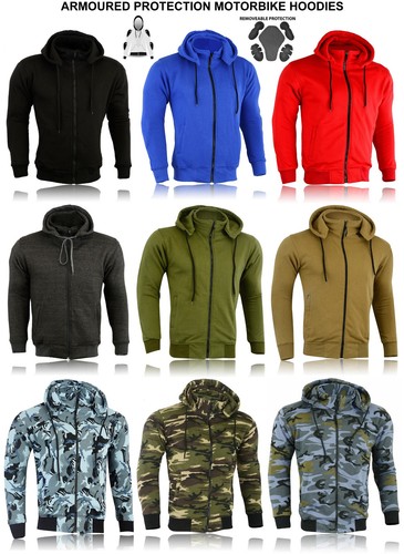 Motorbike armoured hoodie - armoured,