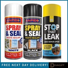 STOP LEAK SPRAY BLACK WHITE