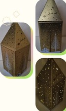 Marks & Spencer Shortbread EMPTY Light Up Lantern Santa, Pine Trees + Deer Tin