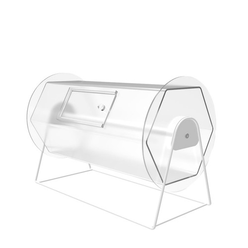 Clear acrylic raffle drum - clear,