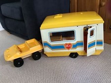 Vintage 1970's Sindy Caravan and Buggy